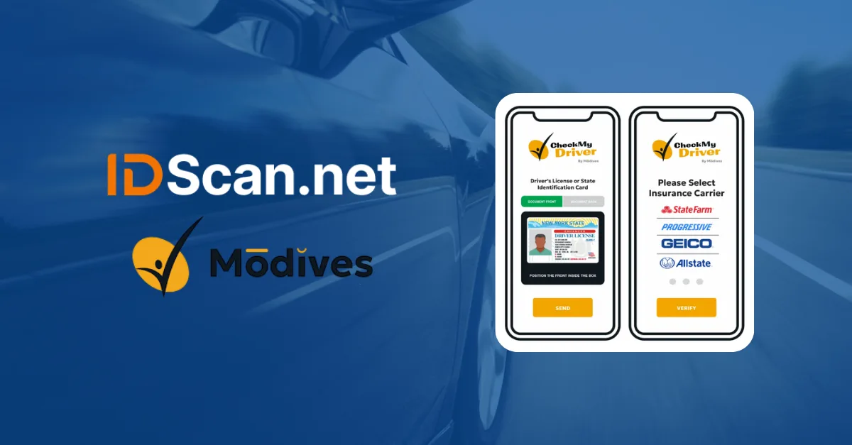 Modives and IDScan.net Disrupt Auto Industry by Exposing Widespread Transaction Risks